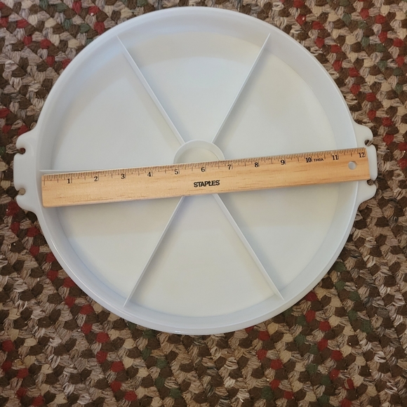 Vintage Tupperware Divided Serving Party Tray - Picture 2 of 5